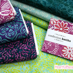 USAコットン(110×50) moda confection batiks ミント 4枚目の画像