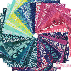 USAコットン moda charmpack 40枚セット confection batiks 4枚目の画像