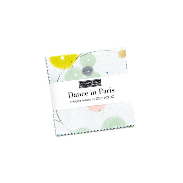 USAコットン moda mini charm 42枚セット Dance in Paris 1枚目の画像