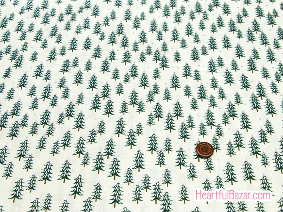 [再入荷]USAコットン(110×50) COTTON+STEEL HOLIDAY CLASSICS モミの木 2枚目の画像