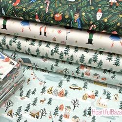 [再入荷]USAコットン(110×50) COTTON+STEEL HOLIDAY CLASSICS モミの木 5枚目の画像