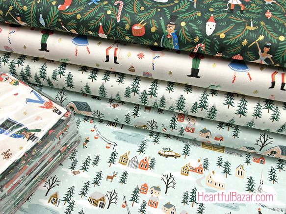 [再入荷]USAコットン(110×50) COTTON+STEEL HOLIDAY CLASSICS モミの木 5枚目の画像