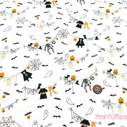 USAコットン(110×50) moda GHOULS AND GOODIES ハロウィンパーティ 2枚目の画像