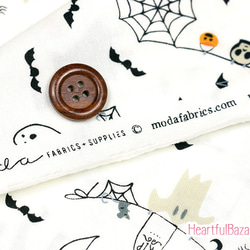 USAコットン(110×50) moda GHOULS AND GOODIES ハロウィンパーティ 3枚目の画像