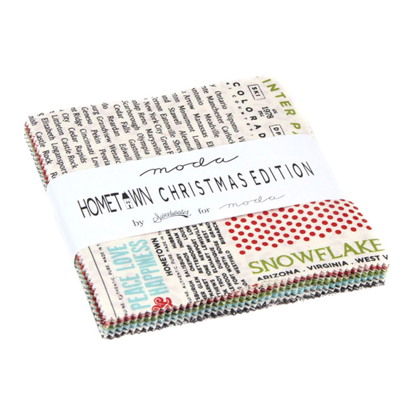 USAコットン moda charmpack 42枚セット HOMETOWN CHRISTMAS EDITION 3枚目の画像