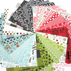 USAコットン moda charmpack 42枚セット HOMETOWN CHRISTMAS EDITION 5枚目の画像