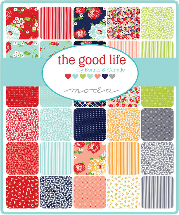 USAコットン moda mini charm 42枚セット the good life 2枚目の画像