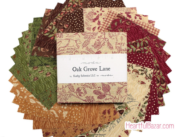 USAコットン moda charmpack 42枚セット Oak Grove Lane 1枚目の画像