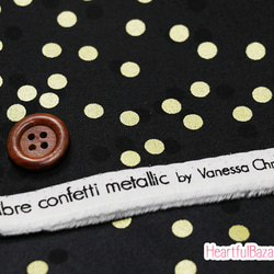 USAコットン moda Ombre Confetti Metallic オニキス 3枚目の画像