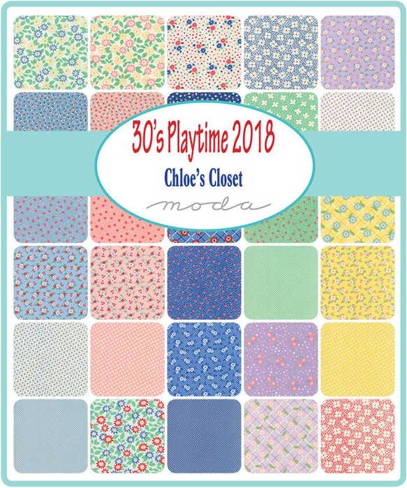 送料無料[moda] 30's Playtime 2018 35枚セット 2枚目の画像