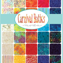 USAコットン moda charmpack 42枚セット Carnival Batiks 2枚目の画像