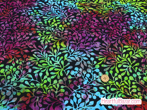 USAコットン(110×50) moda Carnival Batiks ミッドナイト2 1枚目の画像
