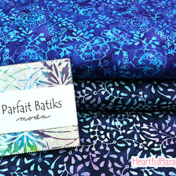 USAコットン(110×50) moda Parfait Batiks ブラックベリー 4枚目の画像