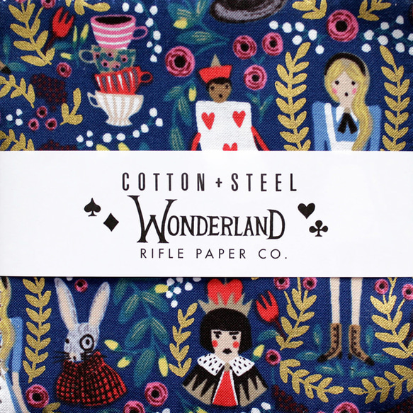 USAコットン COTTON+STEEL WONDERLAND 5インチカットクロス 24枚セット 2枚目の画像