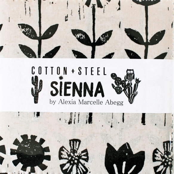 USAコットン COTTON+STEEL SIENNA 5インチカットクロス 24枚セット 2枚目の画像