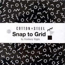USAコットン COTTON+STEEL Snap to Grid 5インチカットクロス 24枚セット 2枚目の画像