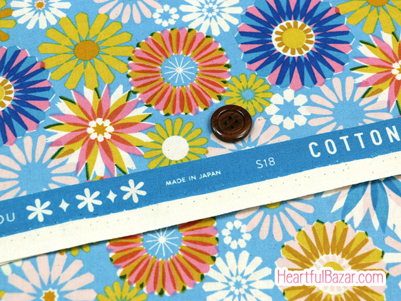 USAコットン COTTON+STEEL Freshly Picked ガーデン クール 3枚目の画像