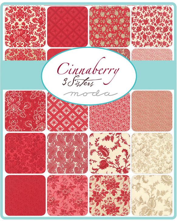 USAコットン moda charmpack 42枚セット Cinnaberry 2枚目の画像
