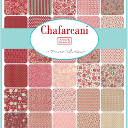 USAコットン moda mini charm 42枚セット Chafarcani 2枚目の画像