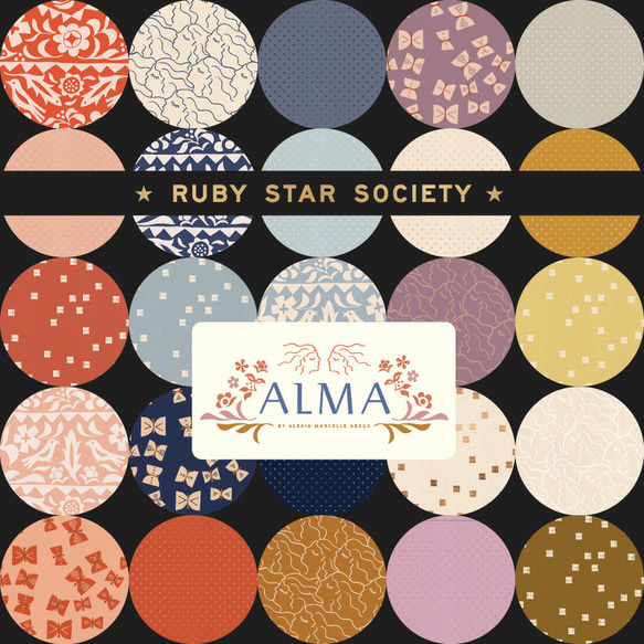 USAコットン RUBY STAR SOCIETY 42枚セット ALMA 2枚目の画像