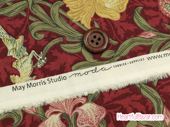 USAコットン(110×50) moda May Morris Studio アイリス 3枚目の画像