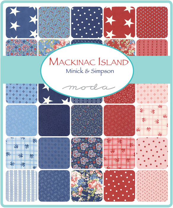 USAコットン moda charmpack 42枚セット MACKINAC ISLAND 2枚目の画像