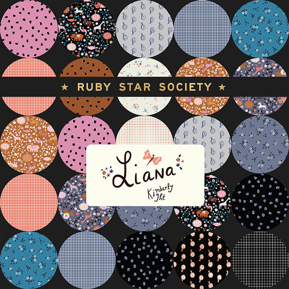 USAコットン RUBY STAR SOCIETY 42枚セット Liana 2枚目の画像