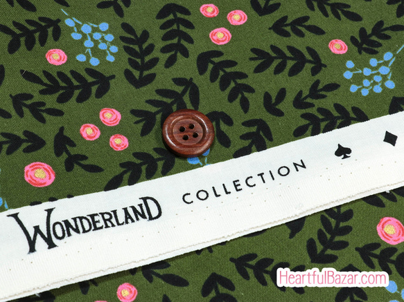 USAコットン COTTON+STEEL WONDERLAND ローズガーデン 3枚目の画像