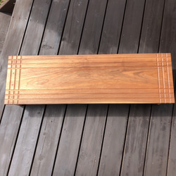 山桜の玄関台 踏み台 木製 ステップ 補助台 2枚目の画像