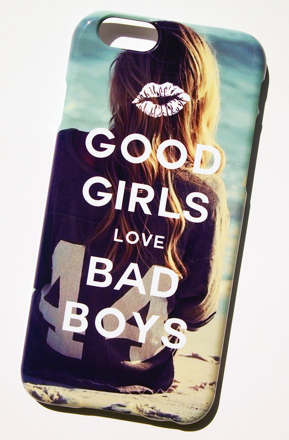 good girls love bad boys スマホケース 対応4機種（iPhone/アンドロイド機種） 1枚目の画像