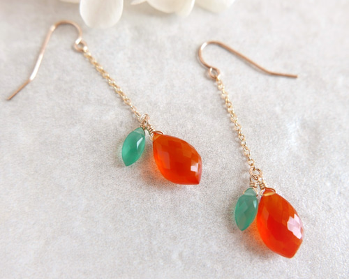 cornelian カーネリアンの極上果実ピアス ピアス（フック