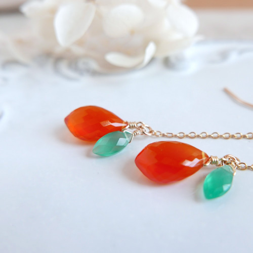 cornelian カーネリアンの極上果実ピアス ピアス（フック