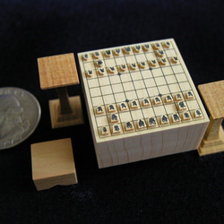 一寸将棋 英丸　1/12 scale Miniature Shogi Hidemaru 2枚目の画像