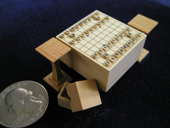 一寸将棋 英丸　1/12 scale Miniature Shogi Hidemaru 3枚目の画像