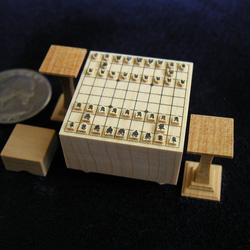 一寸将棋 英丸　1/12 scale Miniature Shogi Hidemaru 5枚目の画像