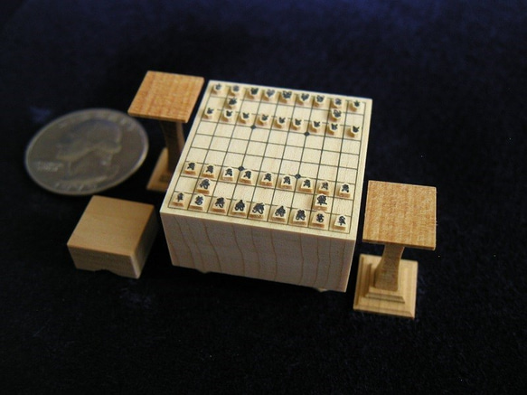 一寸将棋 英丸　1/12 scale Miniature Shogi Hidemaru 5枚目の画像