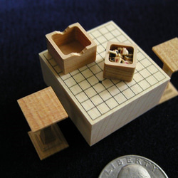 一寸将棋 英丸　1/12 scale Miniature Shogi Hidemaru 6枚目の画像