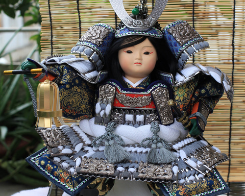 超安い】 美品 兜 こどもの日 オルゴール付き 鯉のぼり 大将飾り