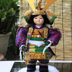 大将武士人形 楽天市場】五月人形 吉徳 子供大将飾り 武者人形 ケース飾り 7号 馬乗