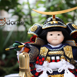 【送料無料】五月人形　・　子供大将　・　武者人形 (ミニサイズ） 2枚目の画像