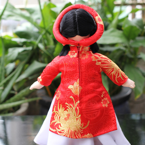 送料無料】伝統的な アオザイ 衣装 ・ ベトナム人形 その他人形 kodomo