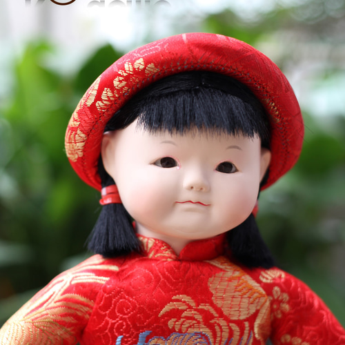 送料無料】伝統的な アオザイ 衣装 ・ ベトナム人形 その他人形 kodomo