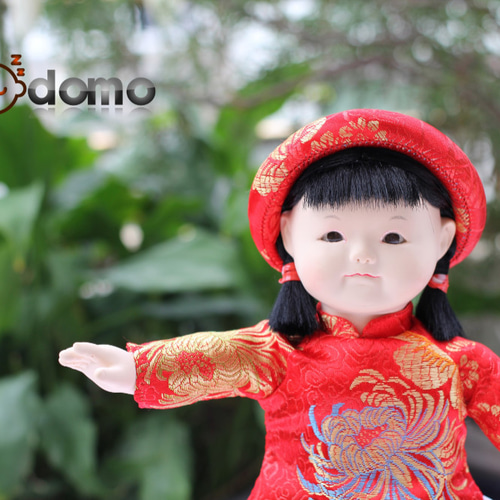 送料無料】伝統的な アオザイ 衣装 ・ ベトナム人形 その他人形 kodomo