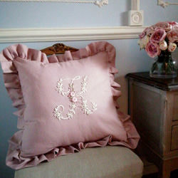 アンティークキルト＆刺繍サンプラー クッション【sa729】 クッション