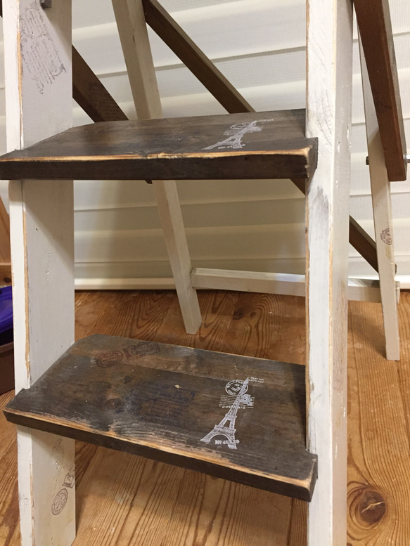 木製折りたたみ脚立（Step Ladder） 3枚目の画像