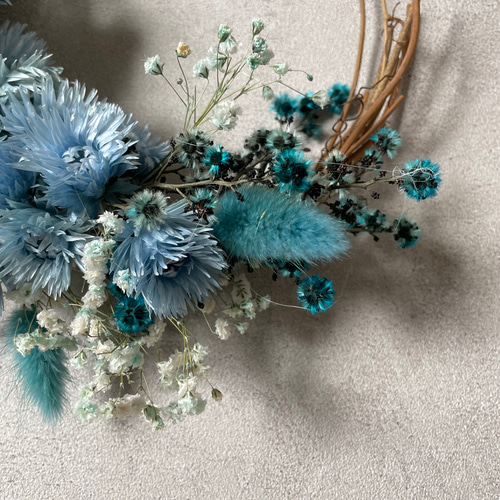 ドライフラワー ムーンリース 月のリース ドライフラワー Misaki 通販