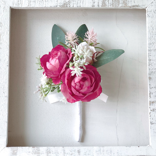 ピンクピオニーのウェディングブーケ《送料無料》SOLD ブーケ  