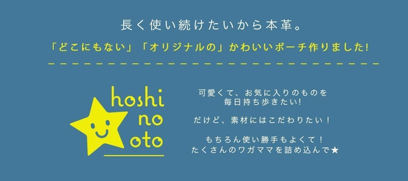 [ペールブルー] 本革 ミニショルダーバッグ スマホポーチ タッセル付き hoshinooto 4枚目の画像