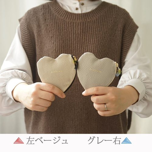 ハートポケットのポーチ　　　　☆ハンドメイド品☆ 28d2469f95a5f805f02995fb3790ad