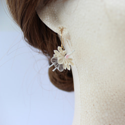 耳環/耳環 Tsumamizaiku Kozuru Pastel &lt;&lt;定做&gt;&gt; 第7張的照片